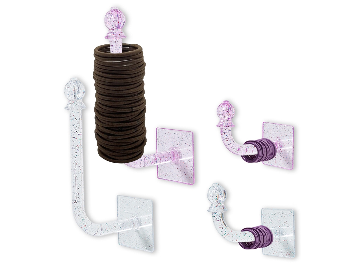 VVJIJILLY Suporte Para Faixas De Cabelo, 4 Peças, Organizador De Acessórios Para Cabelo.