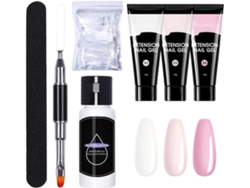 Gel Para Extensão De Unhas, Kit De Gel Construtor Para Manicure