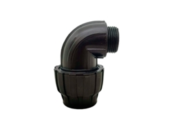 Codo Rosca Macho Polietileno 32mm 1 Riegopro
