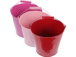 Cubo Pequeño Multifuncional De Hojalata Imikeya 13 Cm 3 M Metal Decorativo Los