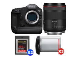 Canon Eos R1 + Rf 24mm F/1.4 L Vcm + 2 Sandisk 256gb Extreme Pro Cfexpress Type B + 3 Canon Lp-e19 + Ebook “20 Consejos Para Fotos Que Impactan”