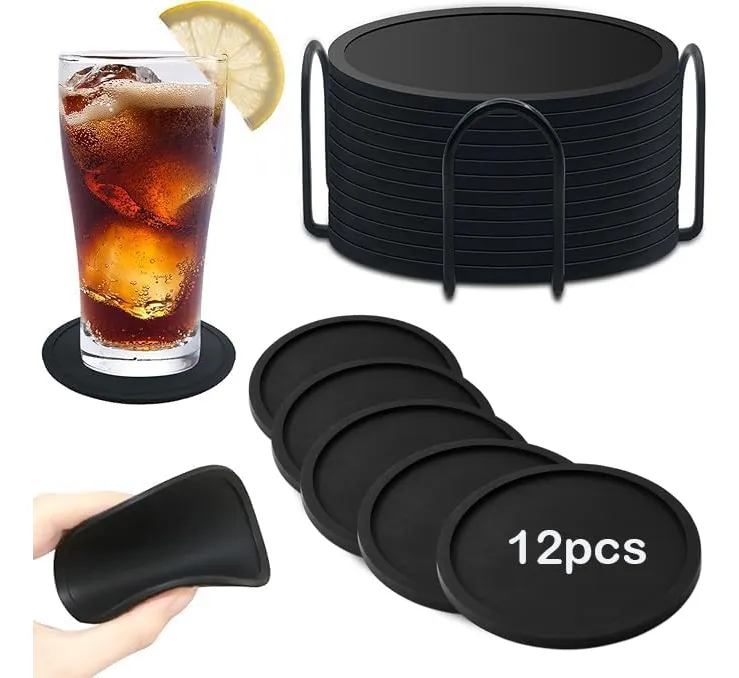 Posavasos, portavasos y posavasos de 12 piezas slowmoose