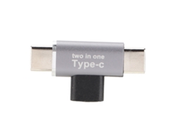 Adaptador 2 En 1 De Usb-c Hembra A Micro Usb Macho Con Doble Interfaz Usb-c Para Teléfonos Móviles Iphone, Huawei Y Xiaomi.