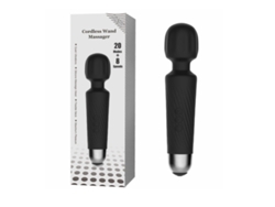 Vibrador, masajeador de mano Yizhood Wand, juguete sexual, regalo para mujeres (negro)
