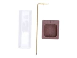 Porta incienso de madera maciza para decoración del hogar estilo yoga B