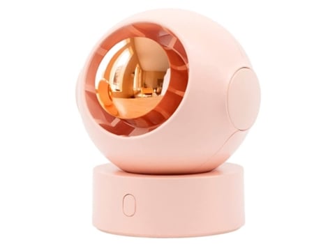 Mini ventilador USB portátil de mano con batería recargable y ventilador eléctrico de 3 velocidades pequeño personal lindo rosa BISBISOUS
