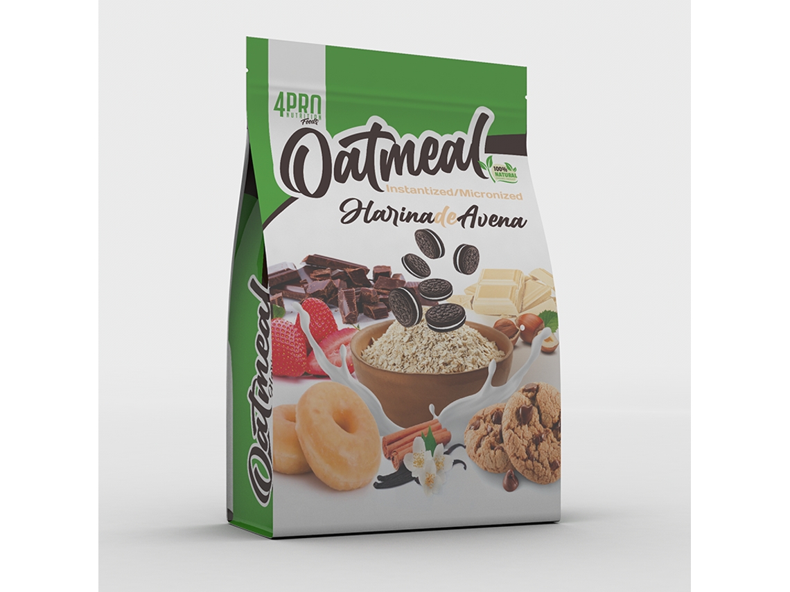 Harina de Avena 1 Kilo 4 Pro