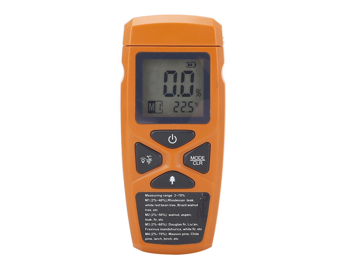 Medidor De Contenido De Agua Para Madera Con Sensor Actualizado Y Pantalla Iluminada - Medidor De Agua Digital Para Carpintería