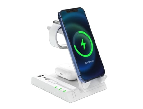 Estación de Carga Sem Rápido para iPhone 8 YIZHOOD Blanco