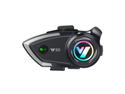 Auriculares Bluetooth para casco de motocicleta con micrófono suave, aptos para cascos integrales, cancelación de ruido, comunicación clara CVC, color gris JIAPEI.