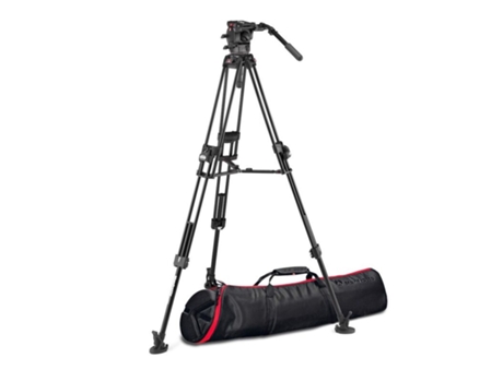 Tripode Kit Video C/Trípode Aluminio Fast 645 + Rótula 526. Estab. Central
