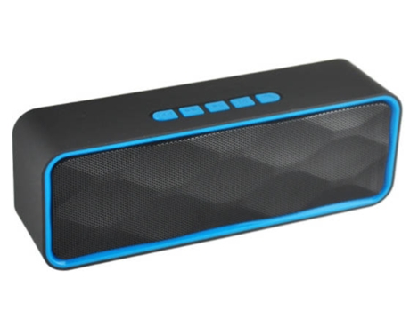 Altavoz Bluetooth Altavoz Portátil Bluetooth 5.0 con Estéreo Hi-Fi y Bajos 12 Horas de Reproducción Ranura para Tarjeta TF y Entrada Auxiliar BISBI...