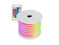 Bobina Neón LED 11 W/m RGB 220V AC 60 LED/m 50m Semicircular 180º IP67 Corte Cada 100 cm