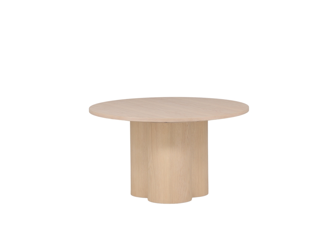 Mesa De Centro FURNLUX Olivia (Beige, Madera Contrachapada - 80X80X45 Cm)