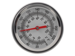 1 Termômetro De Solo Com Sonda Extensível Para Medição De Temperatura Em Compostos