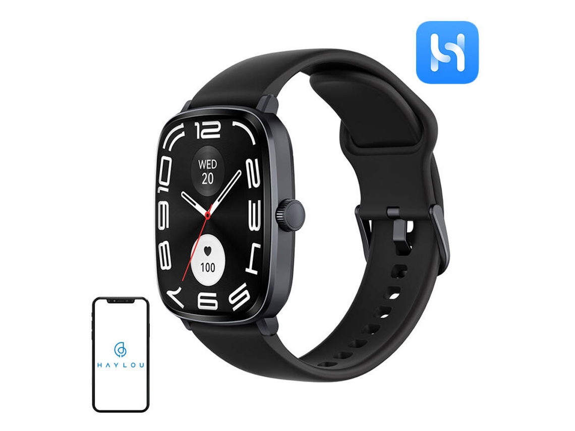 Smartwatch RS5 para Android e iOS con notificaciones y pantalla AMOLED. Haylou