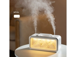 Humidificador de doble vapor de 600 ml con luz cálida. MDUG (blanco, USB)