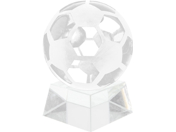 Decoración transparente de fútbol para fiestas temáticas - Soporte único - Perfecto para decorar y recordar eventos deportivos - Pieza GOKOCO