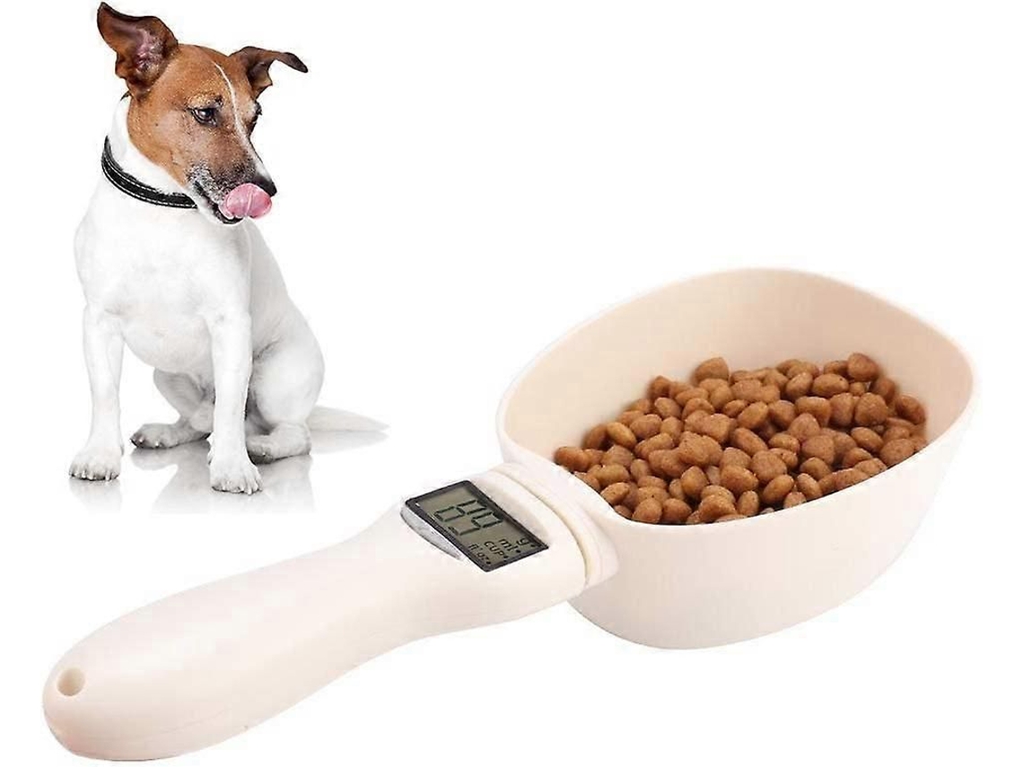 Cuchara medidora para perros, cuchara de pesaje con pantalla LCD, para comida de gatos, conejos y pájaros - GOKOCO