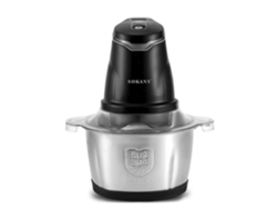 Picadora De Carne Eléctrica 400w, Vaso Cristal De 2l. Diferentes Funciones Con Cuchillas Acero Inoxidable.