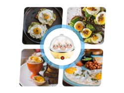 Hervidor Eléctrico Para Huevos, Capacidad Para 7 Huevos, Sistema Anti-secado, Con Vaso Medidor De 40 Ml, Para Cocinar Verduras Al Vapor.