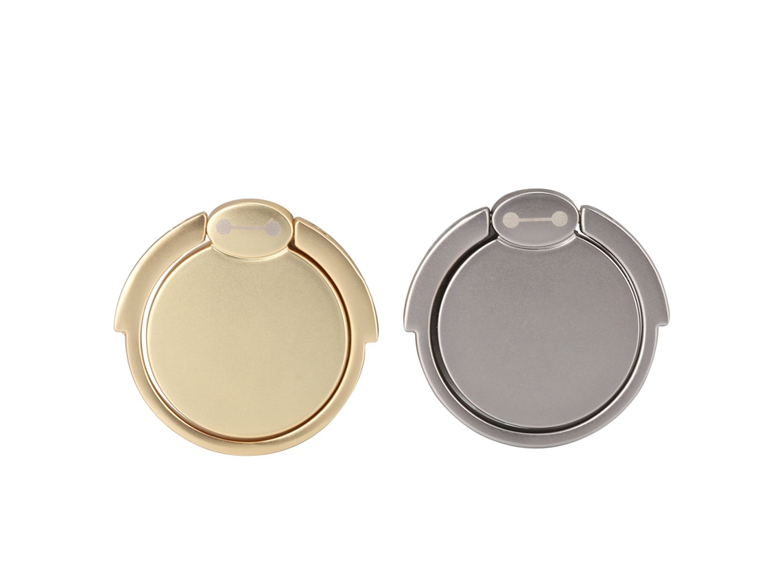 Soporte para hebilla de anillo con función magnética y rotación de 360°, blanco. EOOCOO (Oro + Plata) | EOOCOO