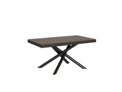 Mesa de Comedor ITAMOBY Famas Evolution (90x160/420 - Paneles de Melamina - Nogal)