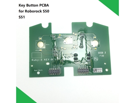 Botón del teclado PCBA Panel de control Asamblea Repuestos para XIAOMI Roborock S50 S51