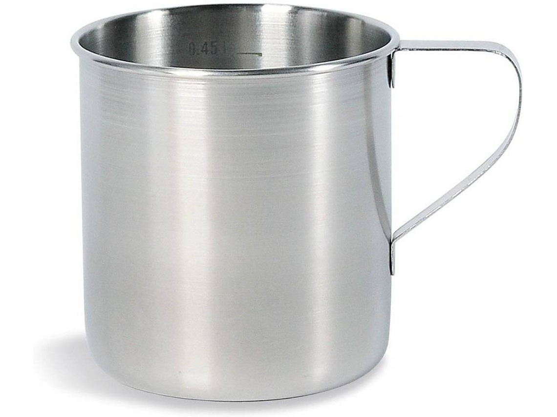 Taza para Camping TATONKA Mug (Acero inoxidable - 9 x 9,5 cm)