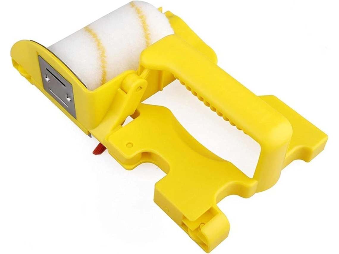 Rodillo de pintura para contornos, juego de pinceles para bordes, herramienta segura y portátil, ideal para paredes y techos