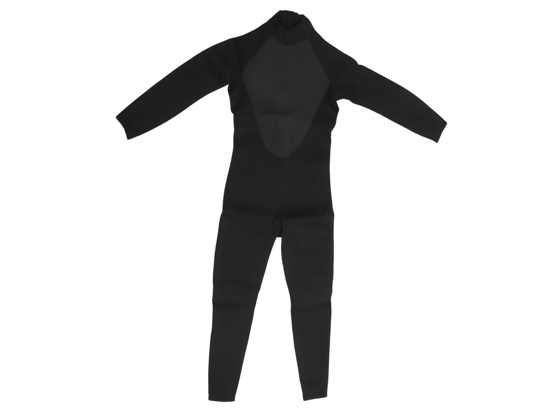 2026rebe-traje De Buceo Neopreno 3mm Protección Uv Entero Manga Larga Cremallera Delantera Para Buceo Surf Snorkel Natación Negro M