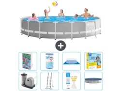 Intex Piscina Prism Frame Redonda - 549x122 Cm - 9-peças S572