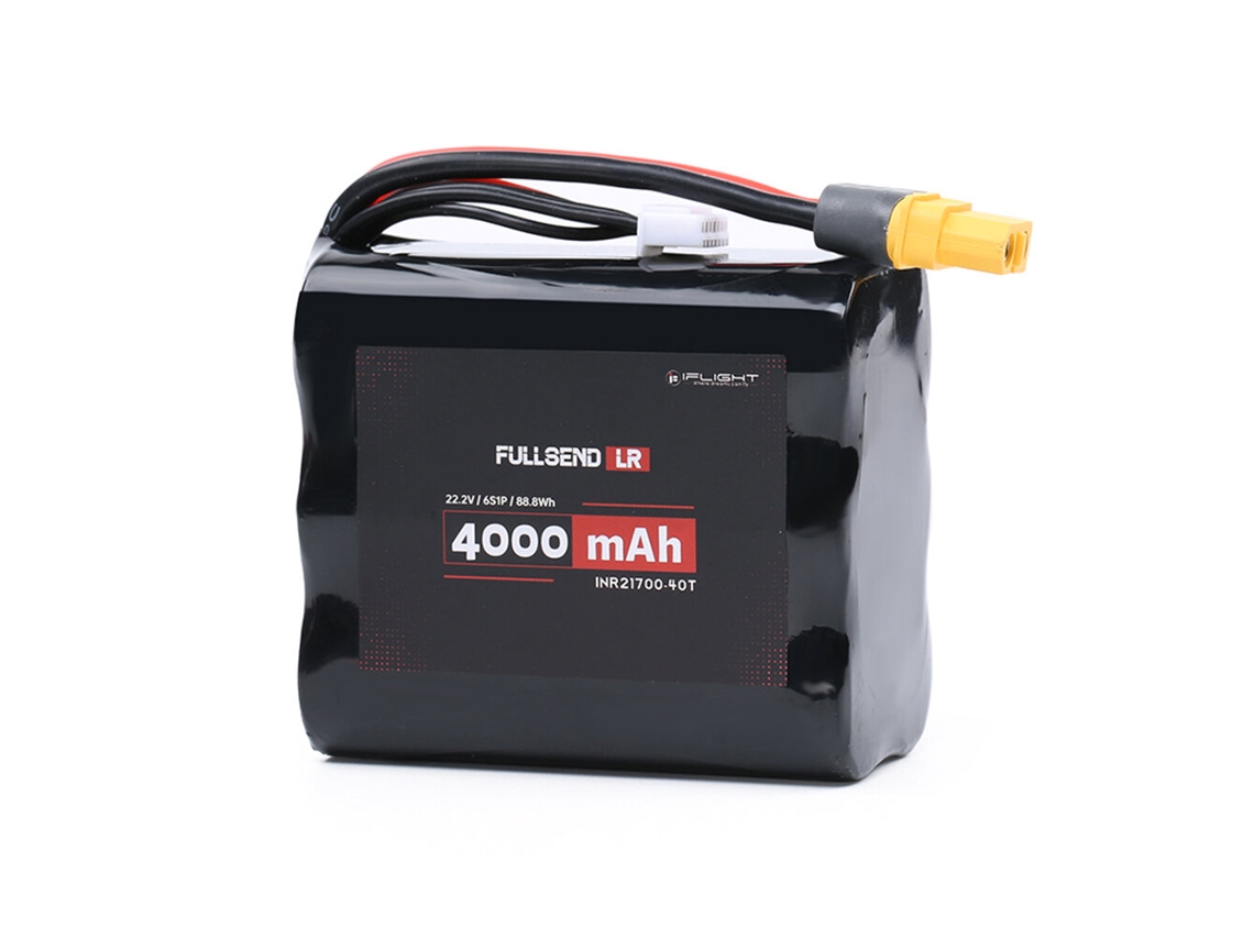 Batería Iflight Fullsend serie LR de 4000 mAh, 4S6S, 22,2 V, 14,8 V, Lipo Inr21700, 40T, conector XT60H, para dron de carreras RC FPV