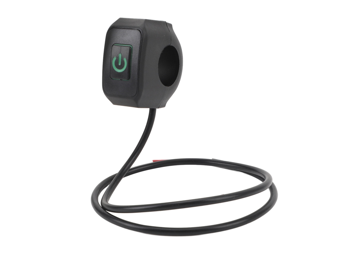 Vlrla-interruptor De Moto Impermeable 22mm Para Manillar Botón De Control De Claxon Y Faros Con Luz Verde Universal