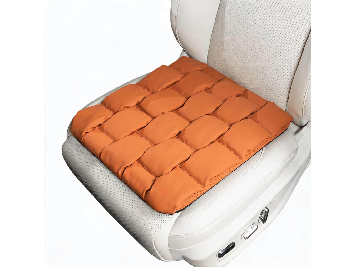 Almofada Universal Para Assento De Carro Henten Home Resistente A Manchas, Respirável, Absorvente De Impactos Y Aliviador De Pressão Laranja