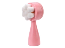 Cepillo Limpiador 2 En 1 Con Cerdas Ultrafinas Para Una Limpieza Profunda De Los Poros Y Exfoliación - Rosa