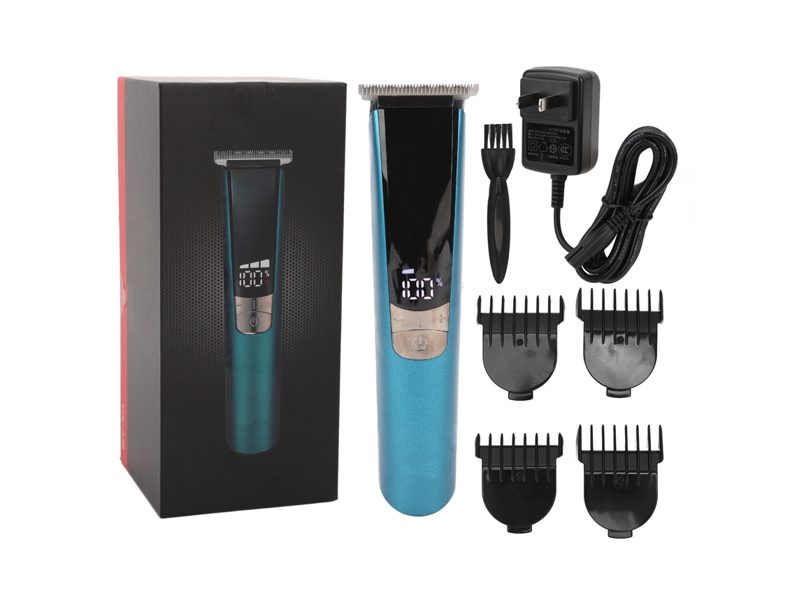 Cortadora De Pelo Profesional Recargable Con Peines Guía Kit De Peluquería Clipper Trimmer Máquina De Corte