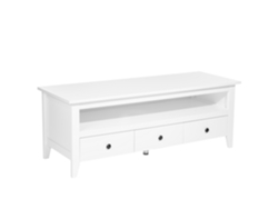 Mueble TV BELIANI Berkeley de MDF Blanco 137x50x50