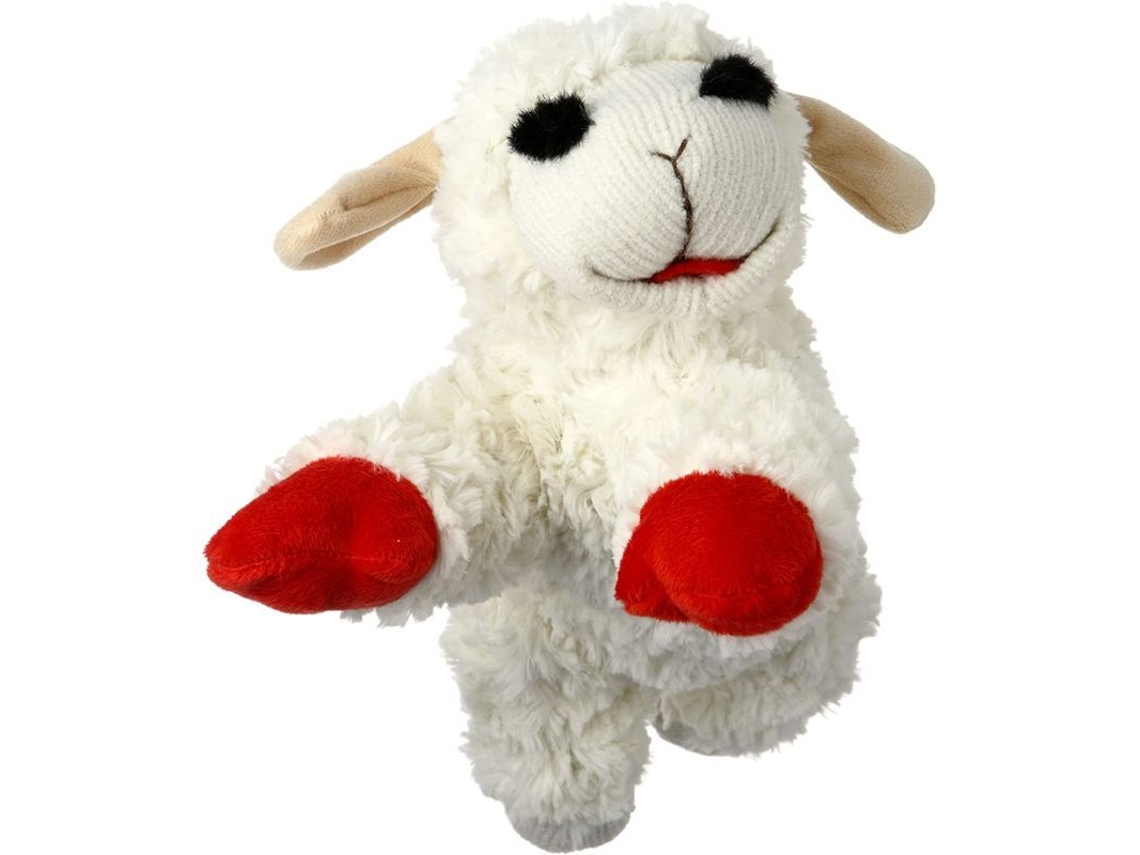 Peluche Para Perros Con Sonido - Chuleta De Cordero - 30 Cm