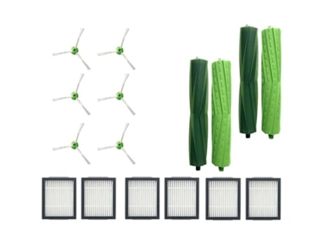 Accesorio Aspiradores IROBOT 6Filtro Xhepa+6Xlaterales+4Xcepillo Roll Roll I Roomba I7 E5 E6 Serie I