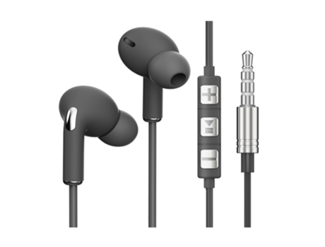Auriculares con cable Cableado con micrófono ergonómico con cancelación de ruido