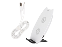 Batería Portátil De Carga Inalámbrica Qi De Carga Rápida De 10000mah Para Teléfonos Móviles, Color Blanco