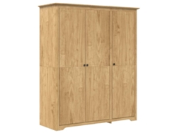 Maison Exclusive - Armario Con Almacenamiento Bodo Marrón Miel 146 X 53,5 X 173 Cm