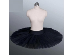 2026-tutu Profesional Platero Negro Blanco Rojo Para Mujer, Falda De Ballet Adulto Con Calzón Interior 5 Capas Tallas S-xxl Xxl Negro