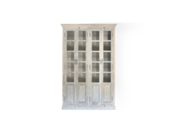 Vitrina Mango 4 Puertas Decape Blanco 135x50x210cm