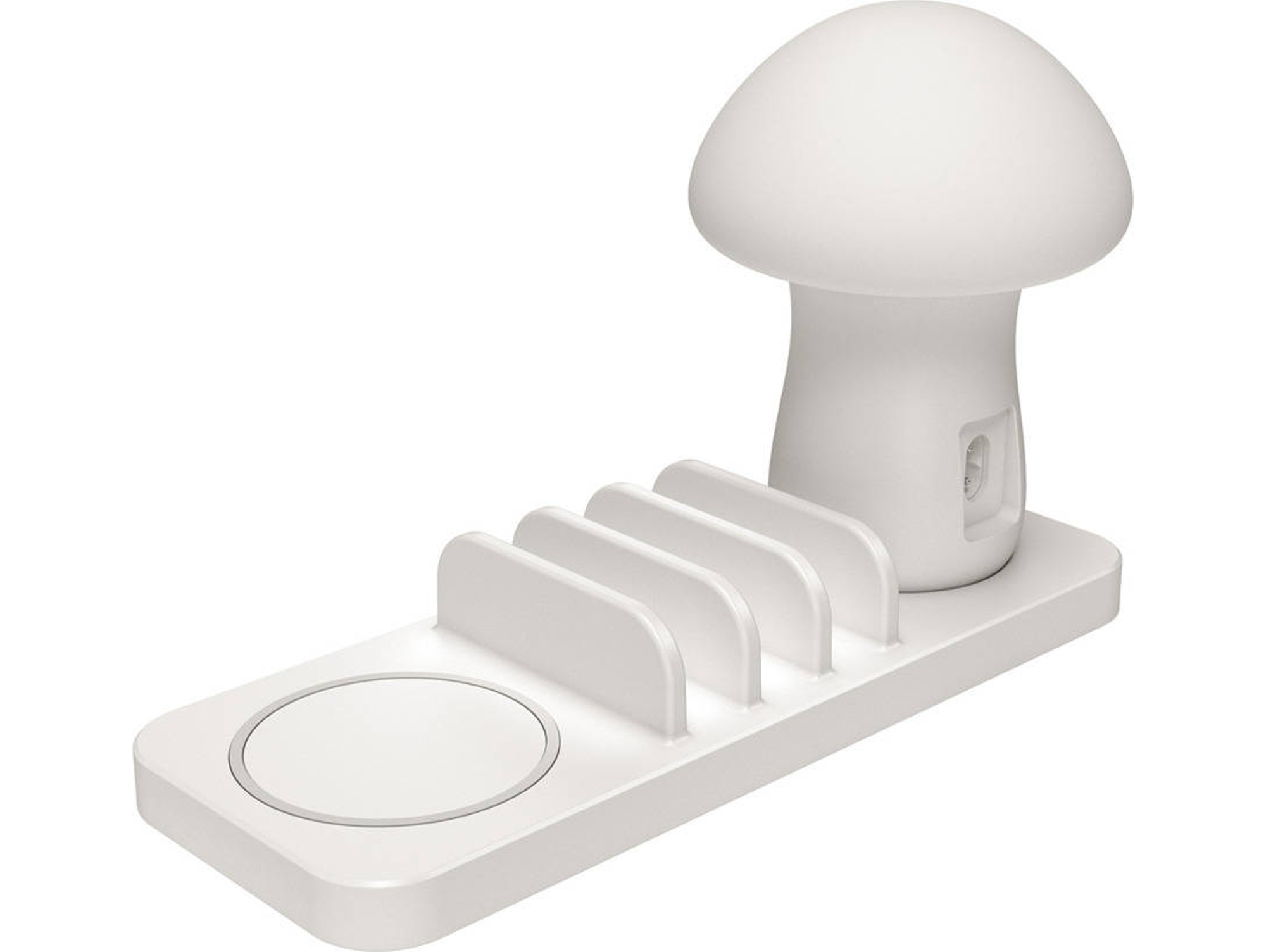 Base de Carga Inalámbrico WJS Mushroom EU Blanco