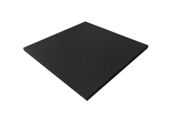 Suelo de baldosas de caucho VIOK para gimnasio, 10 mm, 1 x 1 m
