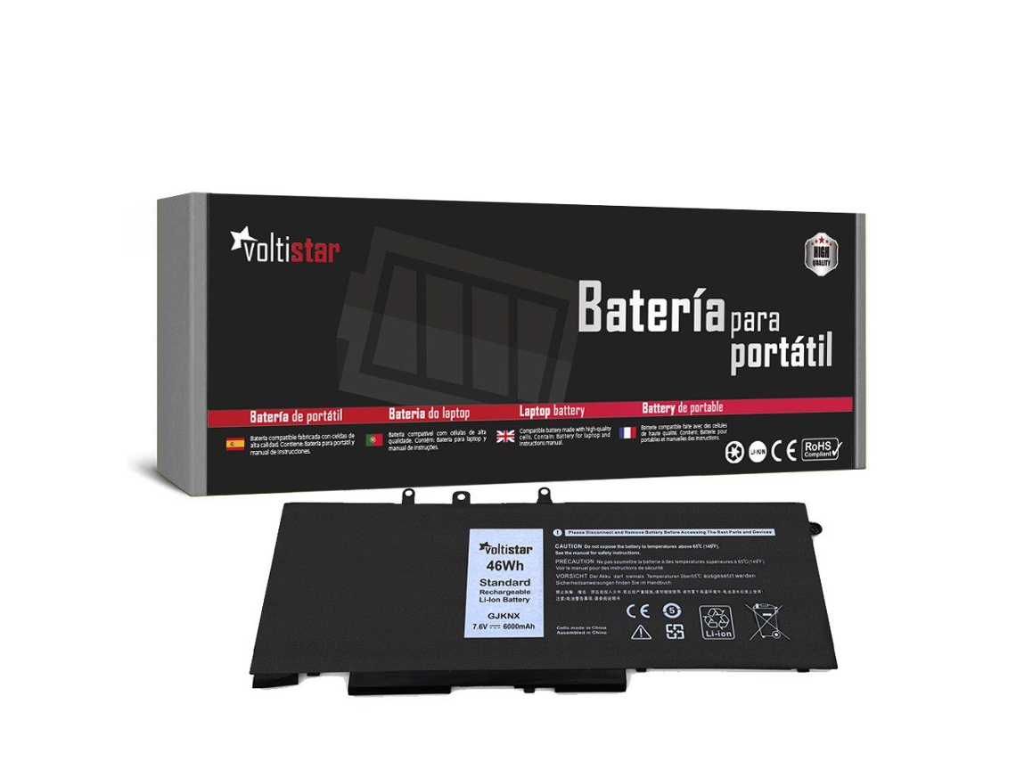 Batería para portátiles Dell Latitude 5480, E5580, 5490 y 5590 Gjknx Voltistar