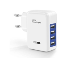 Cargador (4 Puertos Usb Carga Rápida 5v/3a)