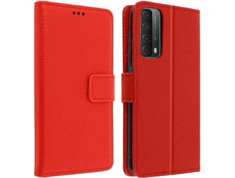 Funda Huawei P smart 2021 AVIZAR Libro Cartera Rojo